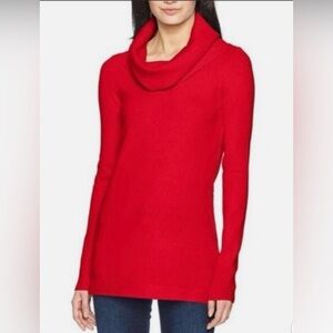 French Connection Bold Red Cowl Neck Sweater